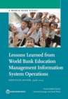 Lessons learned from World Bank education management information system operations : portfolio review, 1998-2014 - Book