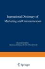 International Dictionary of Marketing and Communication - Book