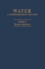 Water: A Comprehensive Treatise : Volume 6: Recent Advances - eBook