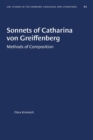 Sonnets of Catharina von Greiffenberg : Methods of Composition - Book