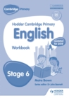 Hodder Cambridge Primary English: Work Book Stage 6 - Book