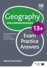 Geography for Common Entrance 13+ Exam Practice Answers (for the June 2022 exams) - eBook
