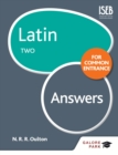 Latin for Common Entrance Two Answers - eBook