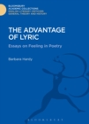 The Advantage of Lyric : Essays on Feeling in Poetry - Book