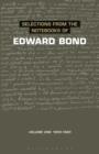 Selections from the Notebooks Of Edward Bond : Volume One 1959-1980 - eBook