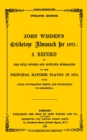 Wisden Cricketers' Almanack 1875 - eBook