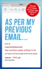 As Per My Previous Email ... : Decode Your Inbox, One Pass-Agg Message At A Time - eBook