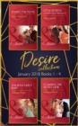 Desire Collection: January Books 1 – 4 : Taming the Texan / Little Secrets: Unexpectedly Pregnant / the Rancher's Baby / Claiming His Secret Heir - eBook