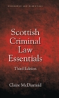 Scottish Criminal Law Essentials - Book