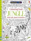 Colouring Book Jungle with Rub Down Transfers x5 - Book