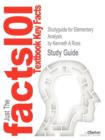 Studyguide for Elementary Analysis by Ross, Kenneth A, ISBN 9780387904597 - Book