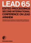 Lead 65 : Edited Proceedings, Second International Conference on Lead, Arnhem - eBook