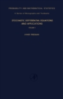 Stochastic Differential Equations and Applications : Volume 1 - eBook