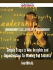 Management Skills for an It Environment - Simple Steps to Win, Insights and Opportunities for Maxing Out Success - Book