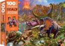 100-Piece Children's Scaly Jigsaw: Dinosaur Island - Book