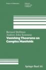 Vanishing Theorems on Complex Manifolds - Book