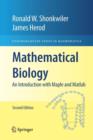 Mathematical Biology : An Introduction with Maple and Matlab - Book