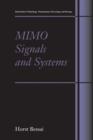 MIMO Signals and Systems - Book