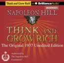 Think and Grow Rich (1937 Edition) : The Original 1937 Unedited Edition - eAudiobook