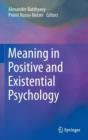 Meaning in Positive and Existential Psychology - Book