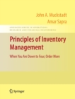 Principles of Inventory Management : When You Are Down to Four, Order More - Book