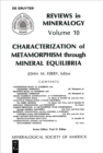 Characterization of Metamorphism through Mineral Equilibria - eBook