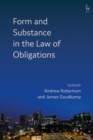 Form and Substance in the Law of Obligations - eBook