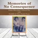 Memories of No Consequence - Book