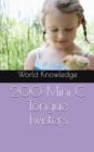 200 Mini C Tongue Twisters - Book