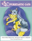 Adult Coloring Book : 40 Purrtastic Cats - Book