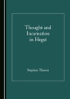 None Thought and Incarnation in Hegel - eBook