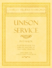 Unison Service in D Major - Te Deum, Benedictus, Jubilate, Magnificat and Nunc Dimittus - Sheet Music for Unison Voices with Organ - Book