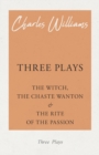 Three Plays - Book