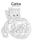 Cats Coloring Book for Grown-Ups 1 & 2 - Book