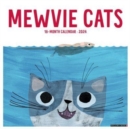 Mewvie Cats 2024 12 X 12 Wall Calendar - Book