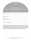 Assessment, Evaluation, and Programming System for Infants and Children (AEPS (R)) : Child Observation Data Recording Form II: Three to Six Years - Book
