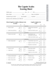 The Capute Scales Scoring Sheets : Cognitive Adaptive Test / Clinical Linguistic Auditory Milestone Scale - Book