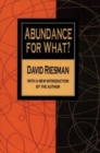 Abundance for What? - Book