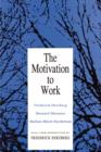 Motivation to Work - Book
