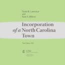Incorporation of a North Carolina Town - Book