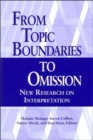 From Topic Boundaries to Omission - Book