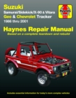 Suzuki Samurai (86-95), Sidekick (89-98), X-90 (96-98) & Vitara (99-01), Geo Tracker (86-97) & Chevrolet Tracker (98-01) Haynes Repair Manual (USA) - Book