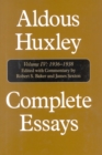 Complete Essays : Aldous Huxley, 1936-1938 - Book