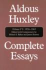 Complete Essays : Aldous Huxley, 1956-1963 - Book