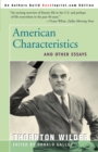 American Characteristics and Other Essays - Book