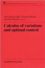 Calculus of Variations and Optimal Control : Technion 1998 - Book