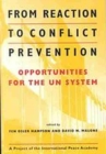 From Reaction to Conflict Prevention : Opportunities for the UN System - Book