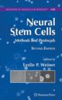 Neural Stem Cells : Methods and Protocols - Book