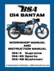 BSA D14 Bantam Workshop Manual & Instruction Manual - Book