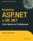 Beginning ASP.NET in VB .NET : From Novice to Professional - Book